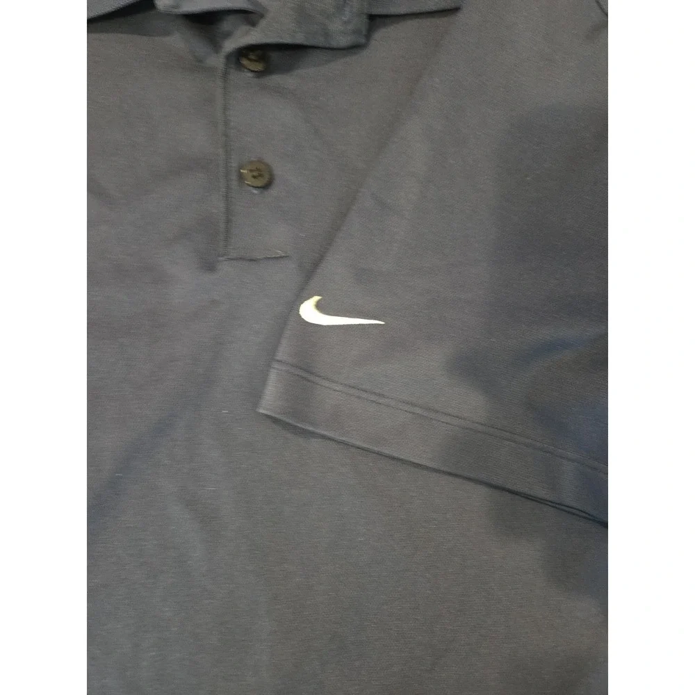 Nike Golf Polo Shirt Men's Navy Dri-Fit Used Size XL - Picture 4 of 6